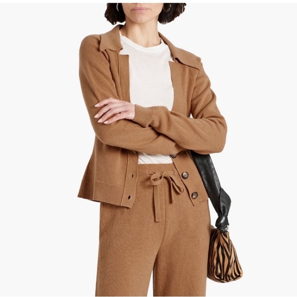 Nanushka Sweaters - Nanushka Jodi Rib Trimmed Cardigan